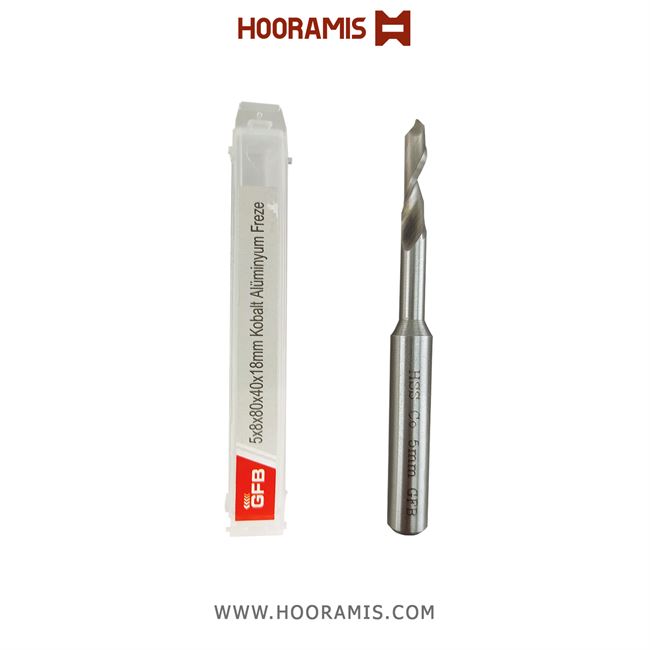 مته عمومی تک کاناله 8*80*40*18*5 از جنس HSS-E برند GFB ترکیه